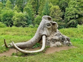 Roztpen skla a strce mamut
